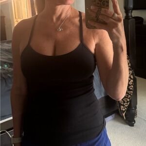 lululemon flow Y tank Black